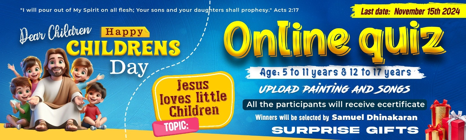 Childrens Day Quiz 2024